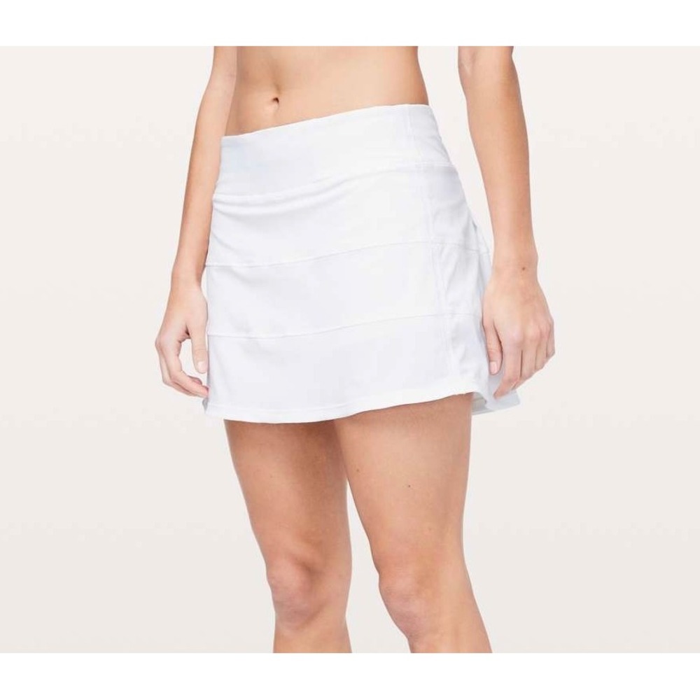 Lululemon Skort Pace Rival Athletic Tennis Skort White Size 6